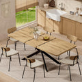 Oak Butterfly Leaf Extendable Dining Table