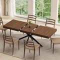 Walnut Farmhouse Extendable Dining Table
